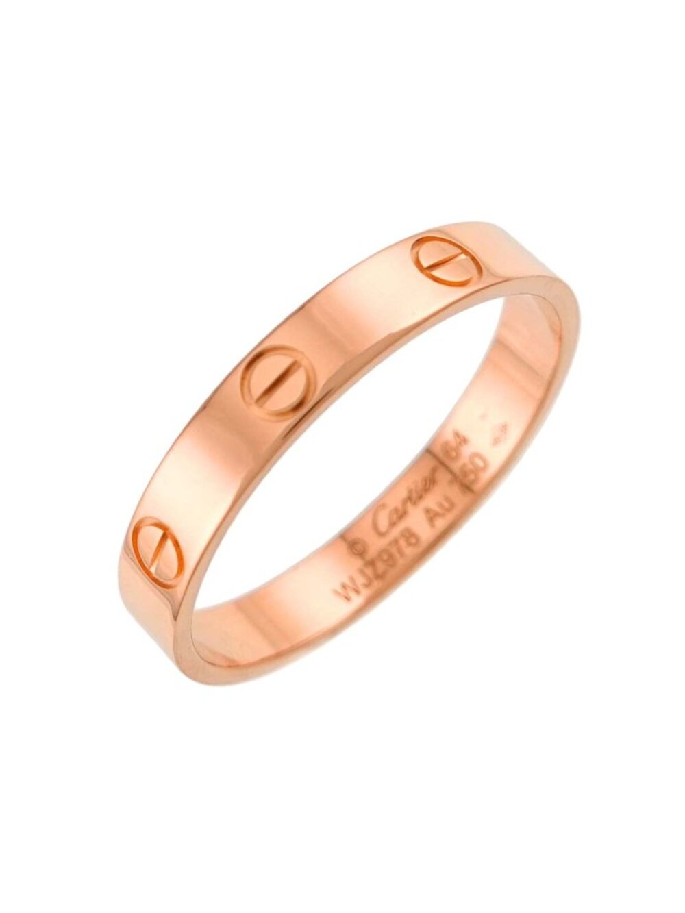 Cartier Mini Love 64 Ring 18k Pink Gold